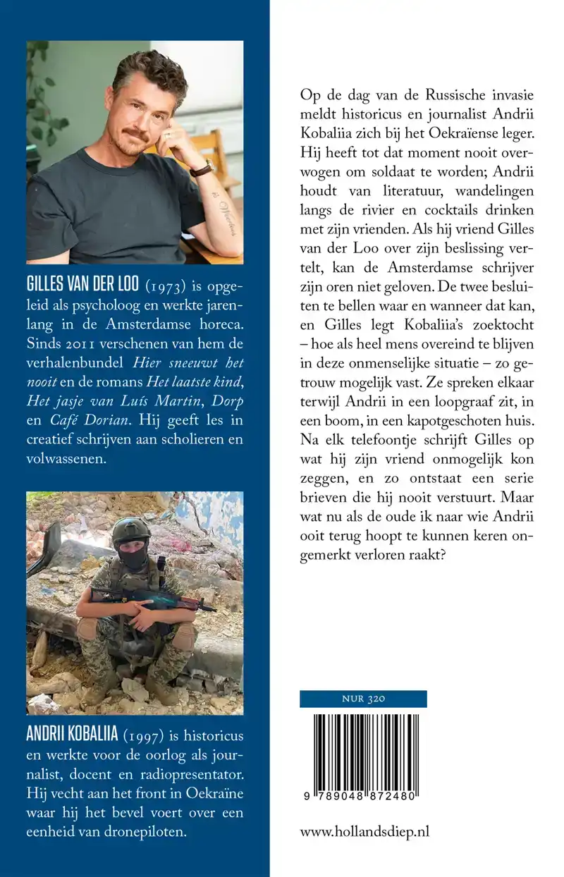 MENS BLIJVEN AAN HET FRONT