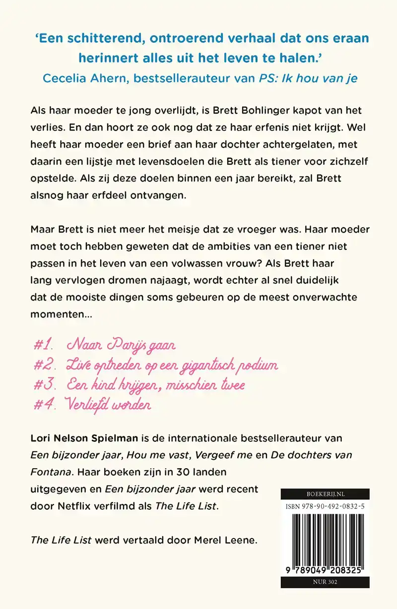 THE LIFE LIST (EEN BIJZONDER JAAR)