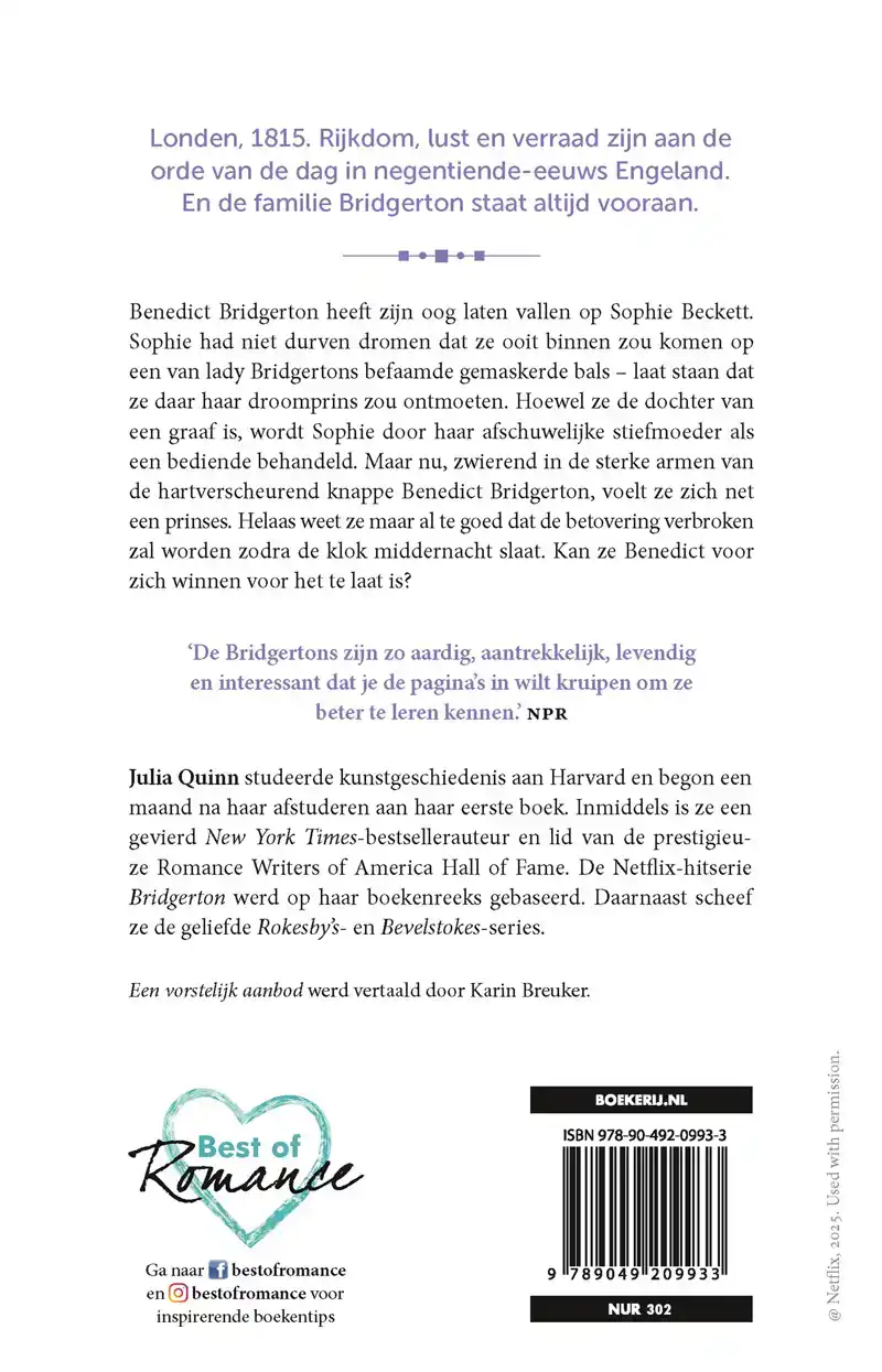 EEN VORSTELIJK AANBOD