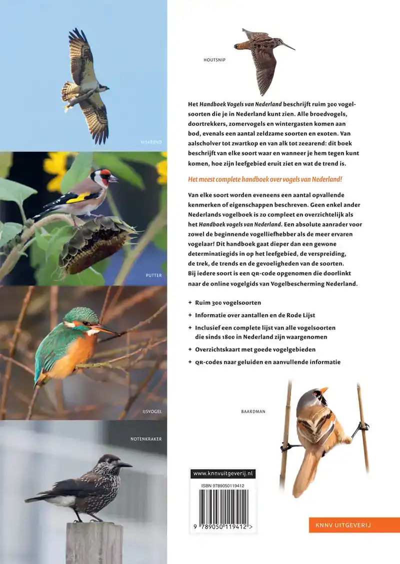 HANDBOEK VOGELS VAN NEDERLAND