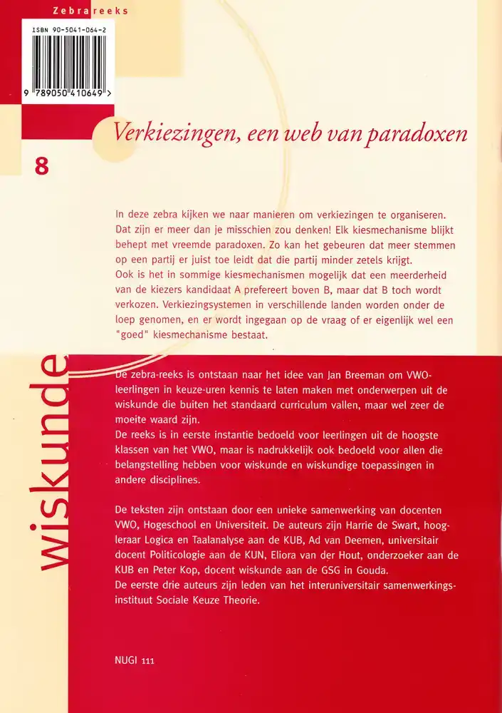 VERKIEZINGEN, EEN WEB VAN PARADOXEN