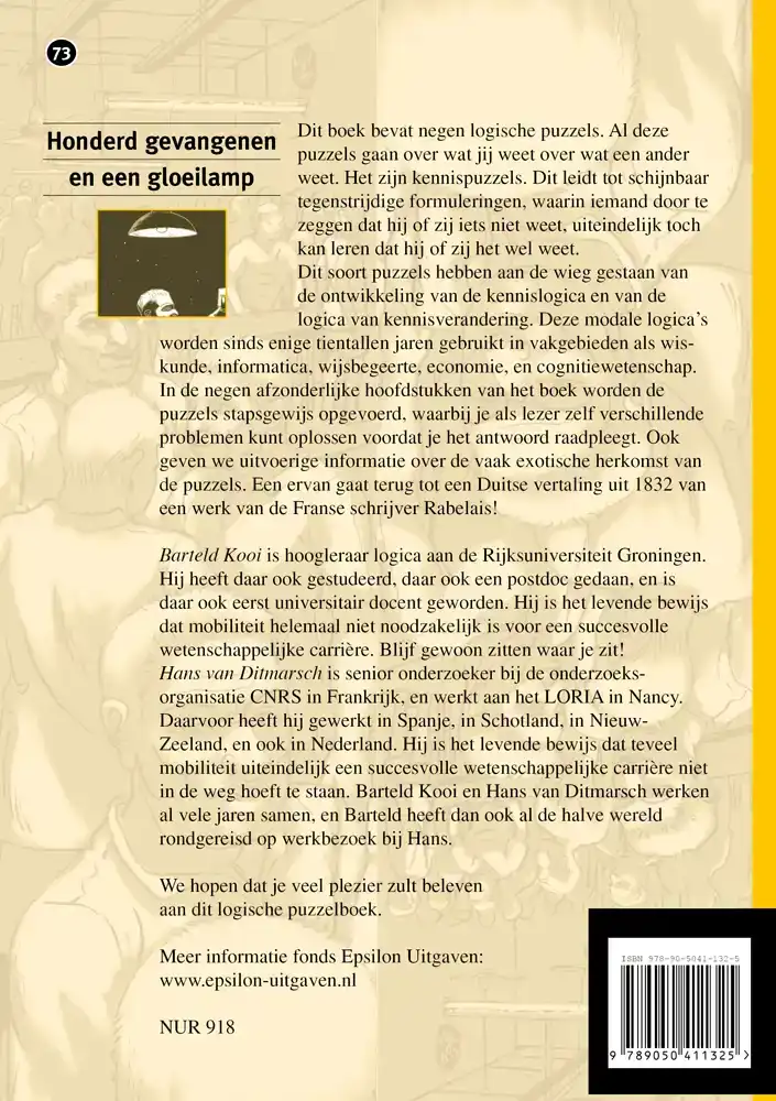 HONDERD GEVANGENEN EN EEN GLOEILAMP