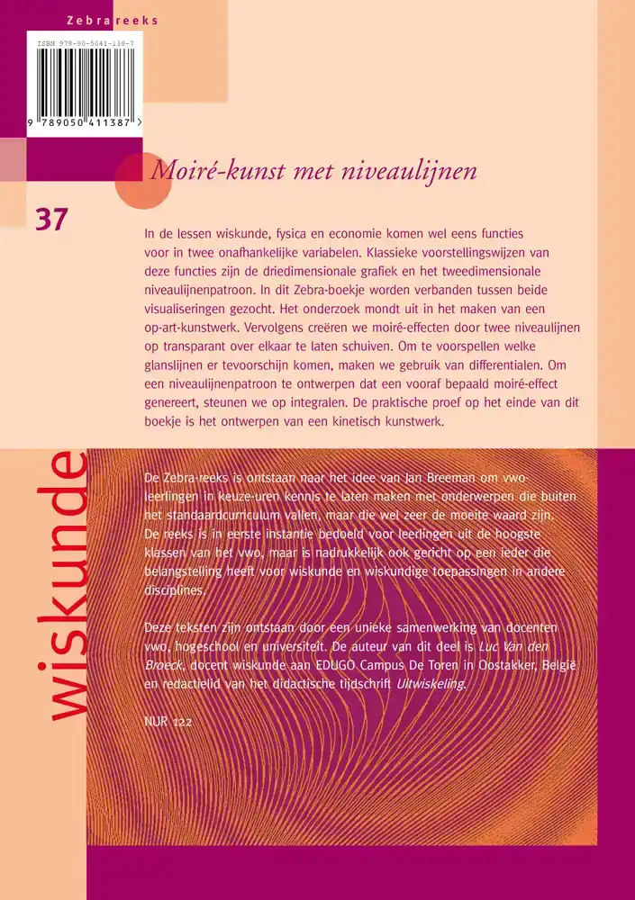 MOIRE-KUNST MET NIVEAULIJNEN
