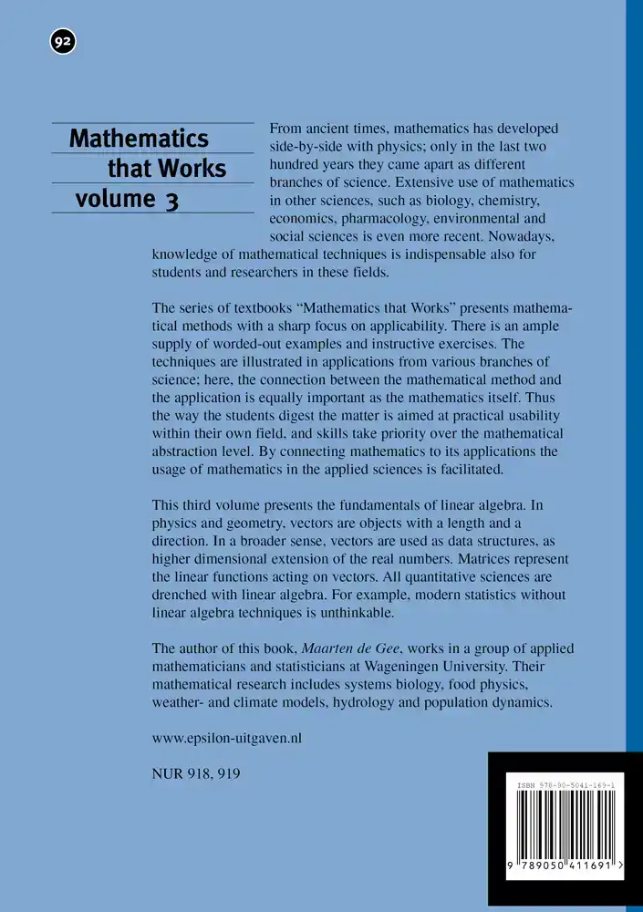 MATHEMATICS THAT WORKS