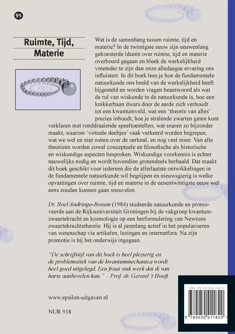 RUIMTE, TIJD, MATERIE