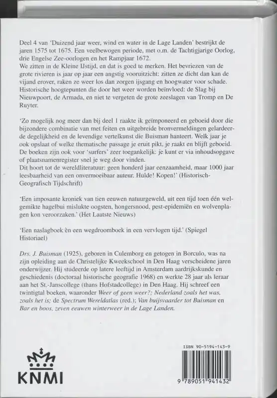 DUIZEND JAAR WEER, WIND EN WATER IN DE LAGE LANDEN