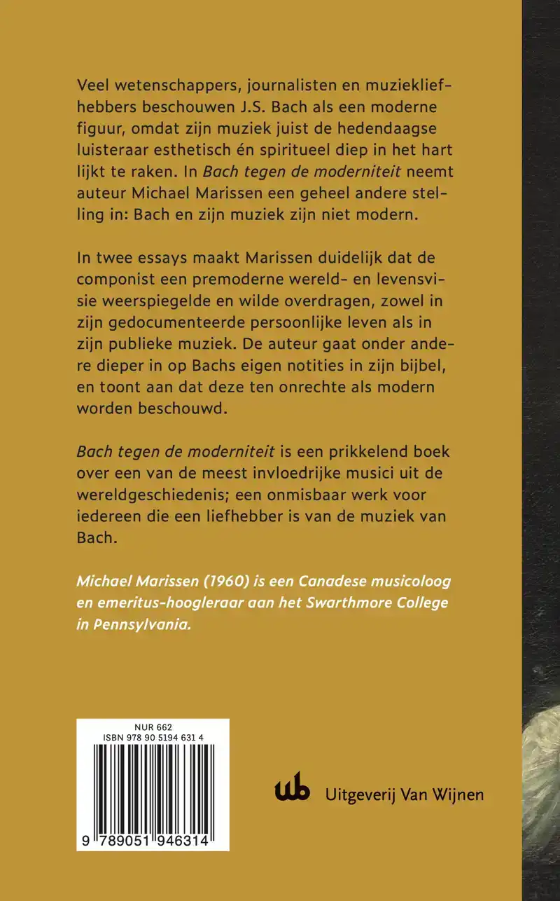 BACH TEGEN DE MODERNITEIT