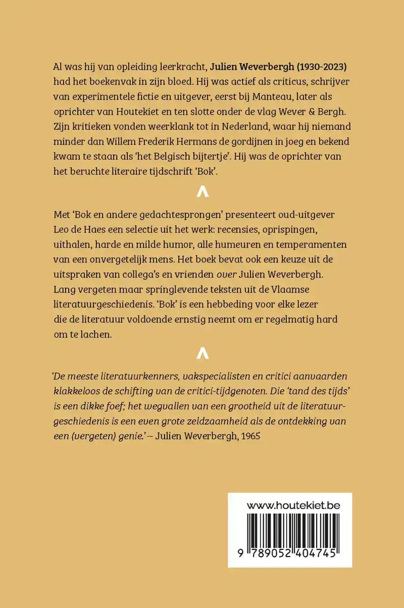BOK EN ANDERE GEDACHTESPRONGEN