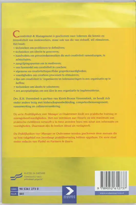 CREATIVITEIT EN MANAGEMENT