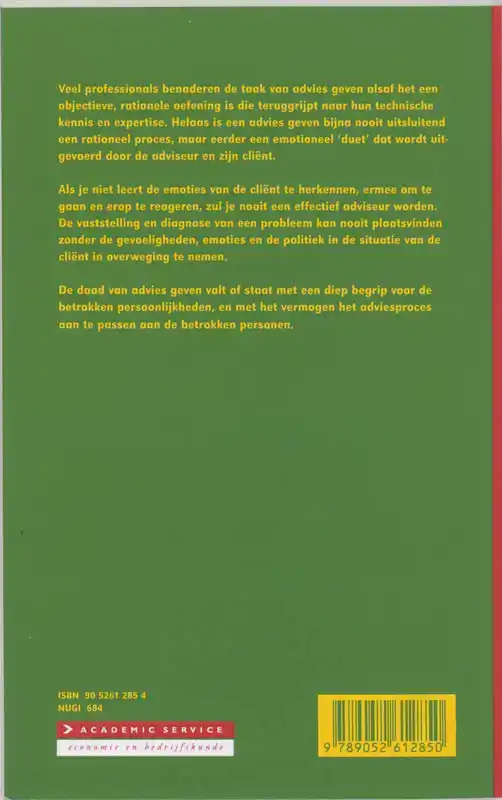 DE PROFESSIONELE ADVISEUR