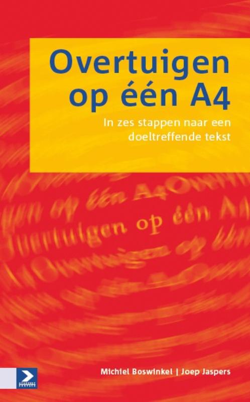 OVERTUIGEN OP EEN A4
