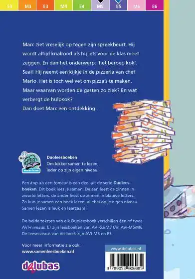 EEN KOP ALS EEN TOMAAT