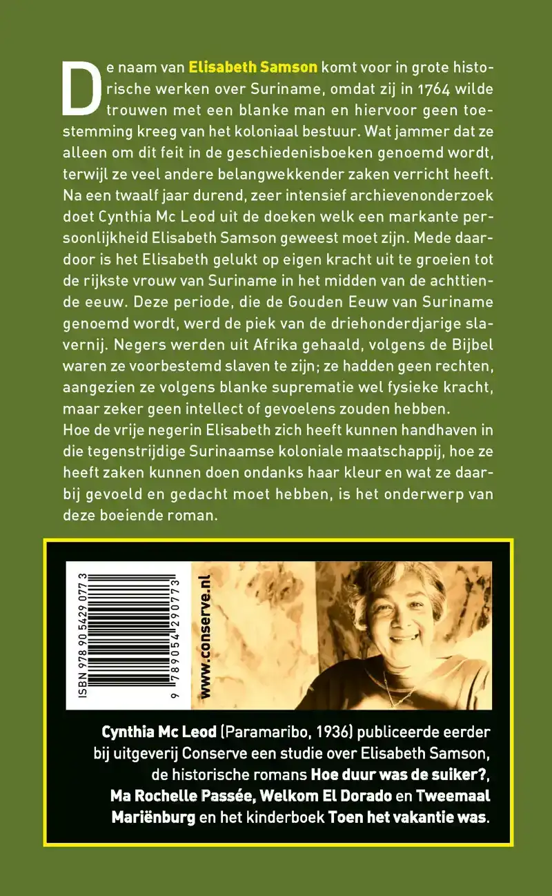 DE VRIJE NEGERIN ELISABETH