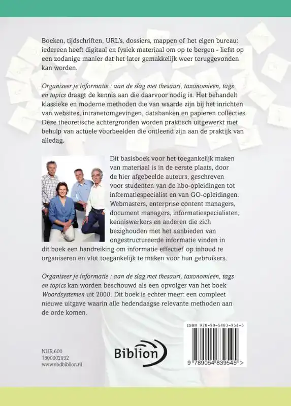 ORGANISEER JE INFORMATIE