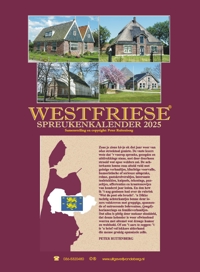 WESTFRIESE SPREUKENKALENDER 2025