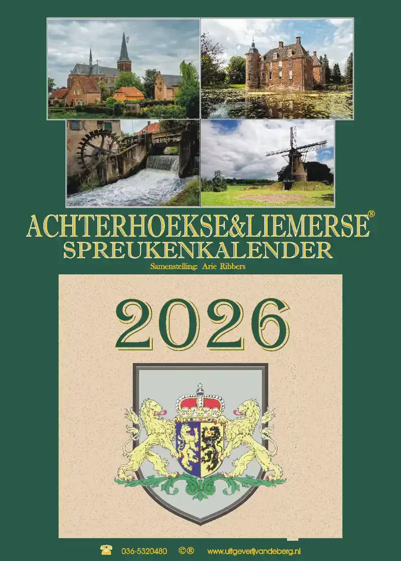 ACHTERHOEKSE & LIEMERSE SPREUKENKALENDER 2026