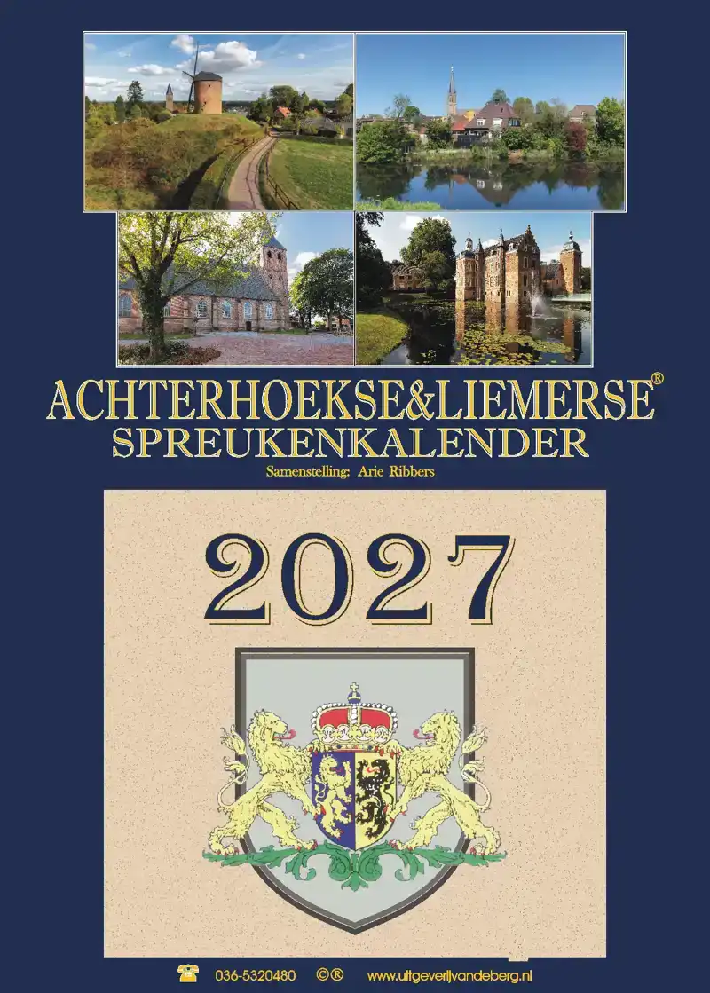 ACHTERHOEKSE & LIEMERSE SPREUKENKALENDER 2027