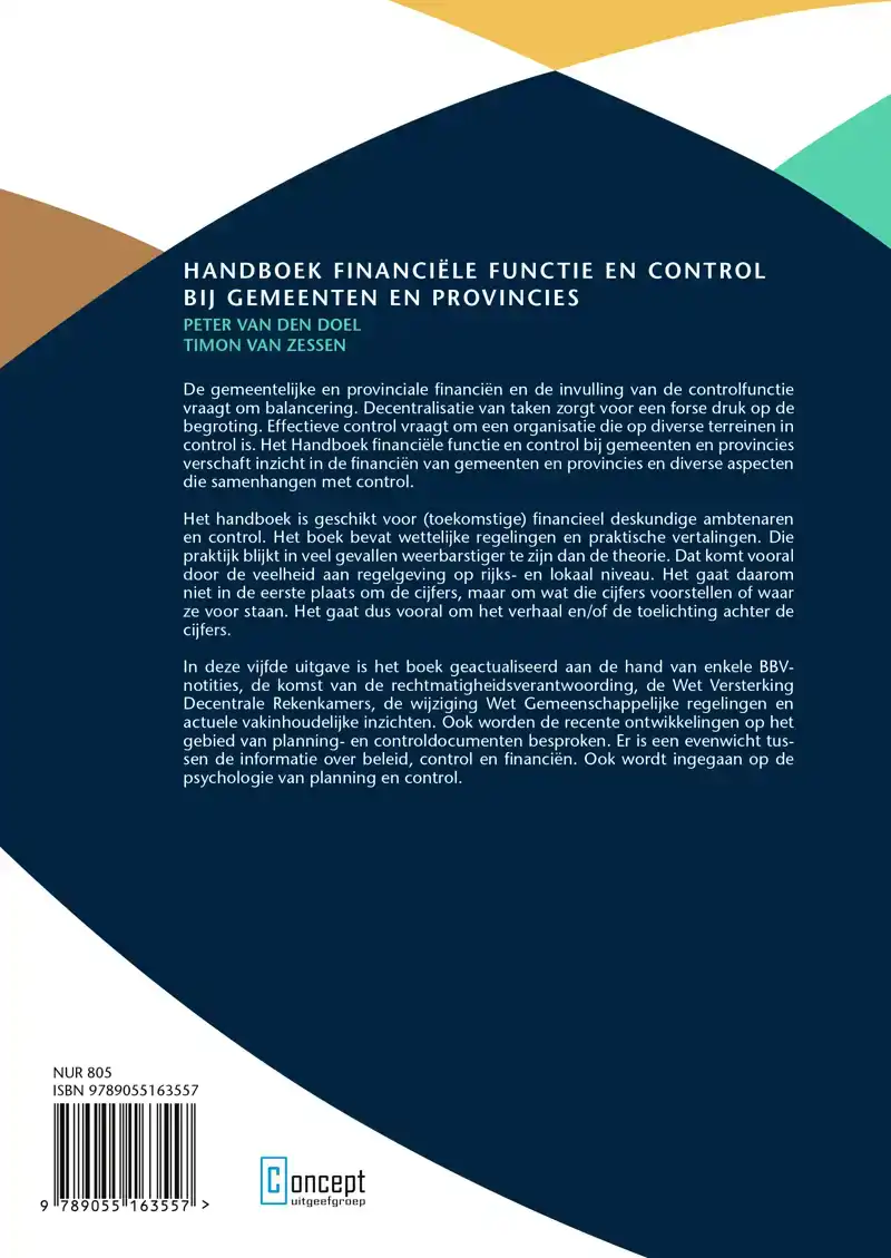 HANDBOEK FINANCIELE FUNCTIE EN CONTROL BIJ GEMEENTEN EN PROV