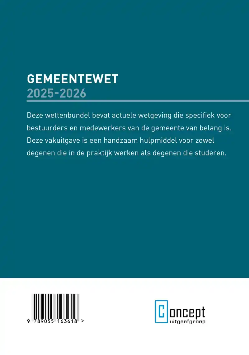 GEMEENTEWET 2025-2026