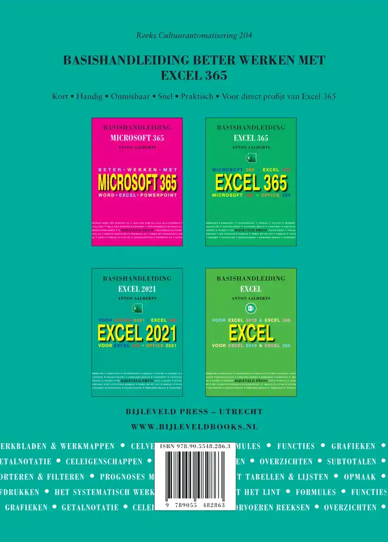 BASISHANDLEIDING BETER WERKEN MET EXCEL 365