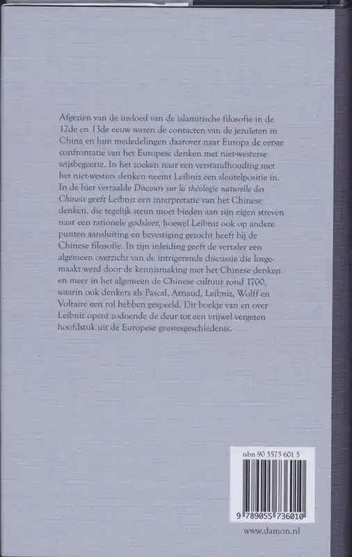 OVER DE NATUURLIJKE THEOLOGIE VAN DE CHINEZEN
