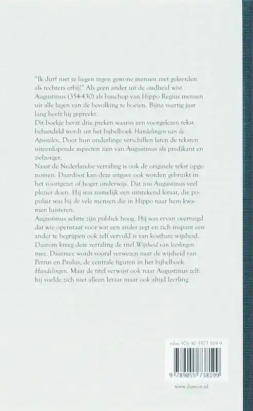 WIJSHEID VAN LEERLINGEN