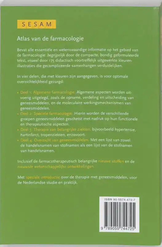 SESAM ATLAS VAN DE FARMACOLOGIE