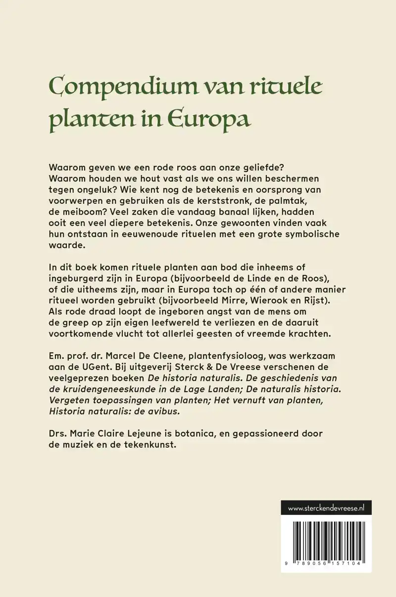 COMPENDIUM VAN RITUELE PLANTEN IN EUROPA