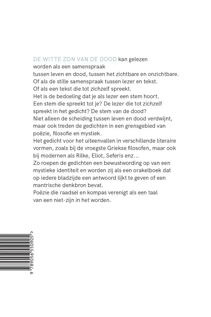 DE WITTE ZON VAN DE DOOD