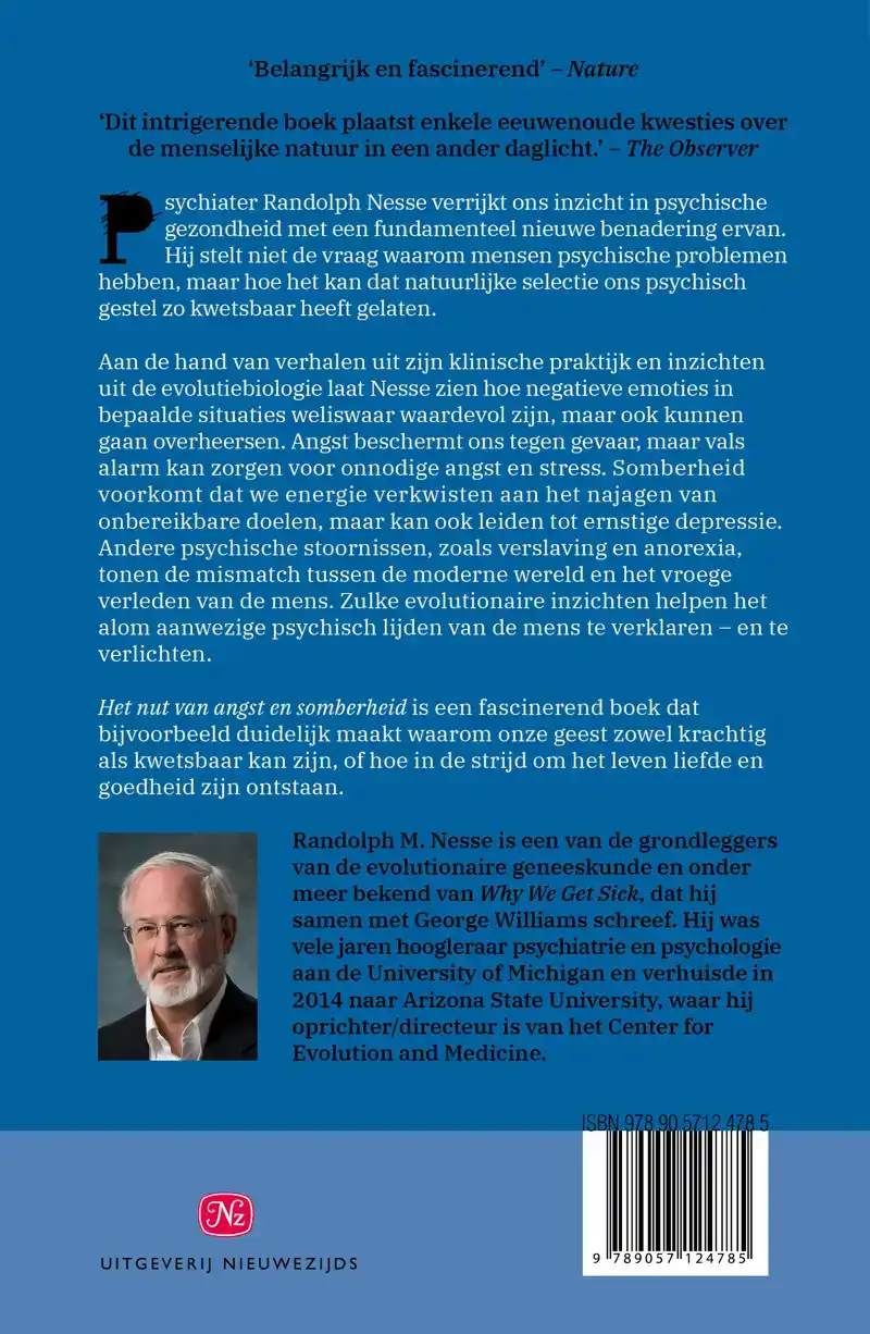 HET NUT VAN ANGST EN SOMBERHEID