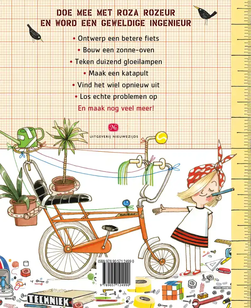 ROZA ROZEURS GROTE WERK- EN KNUTSELBOEK VOOR JONGE INGENIEUR