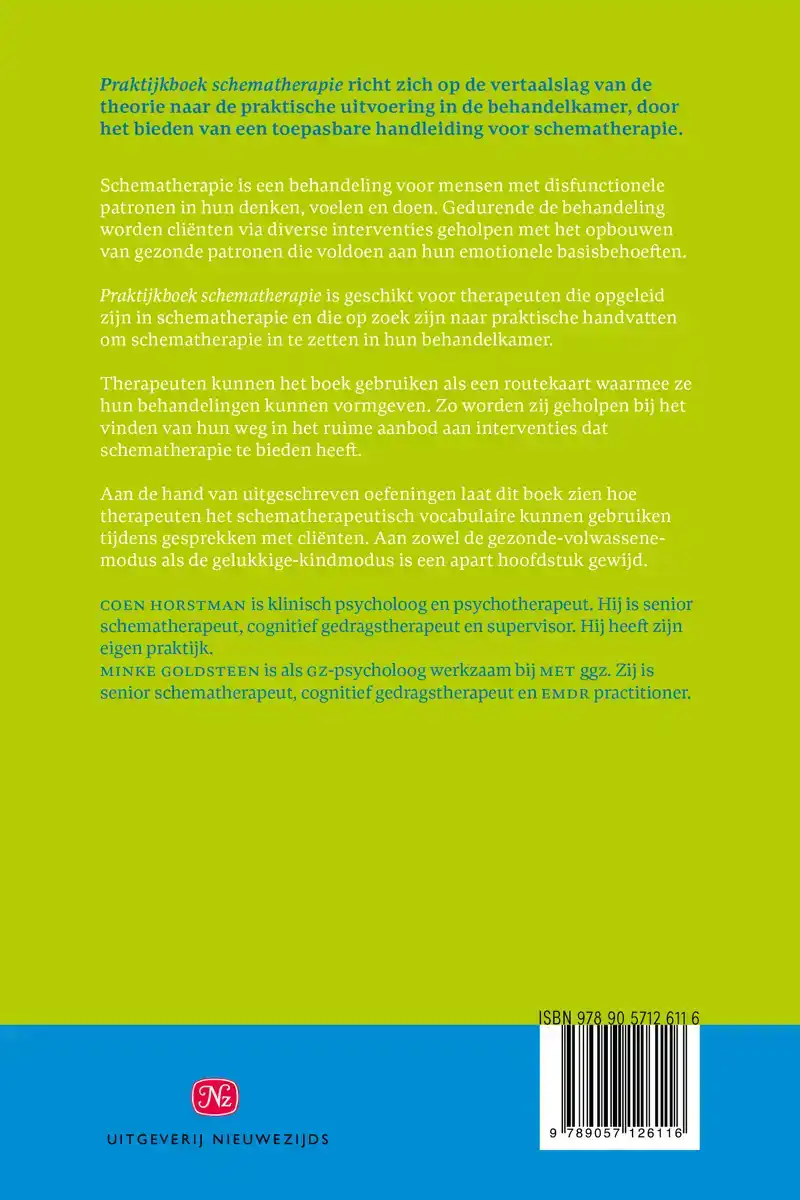 PRAKTIJKBOEK SCHEMATHERAPIE