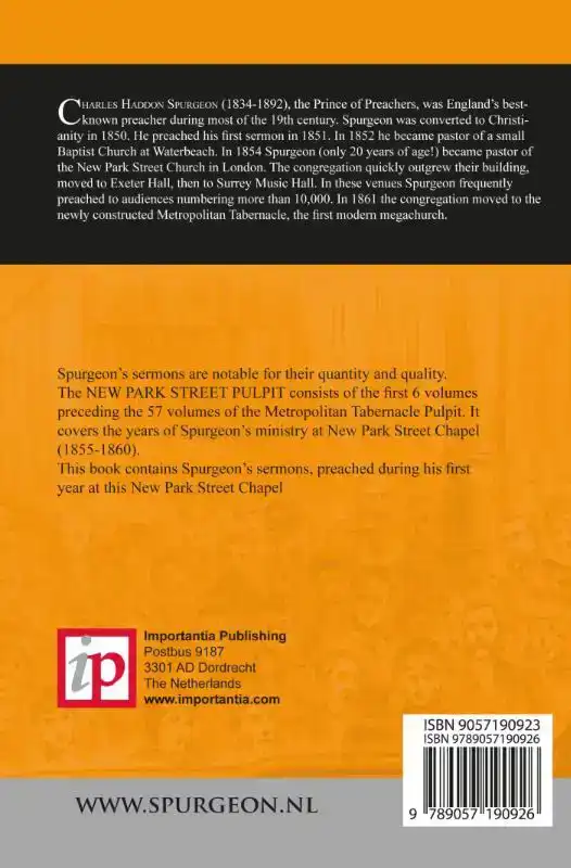 NEW PARK STREET PULPIT SERMONS