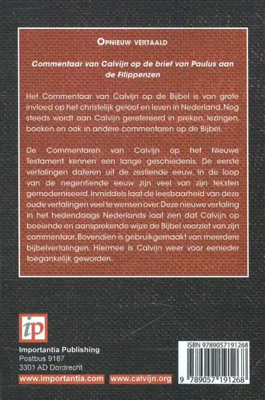 DE BRIEF VAN PAULUS AAN DE FILIPPENZEN