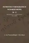 PATRISTISCH BIOGRAFISCH WOORDENBOEK