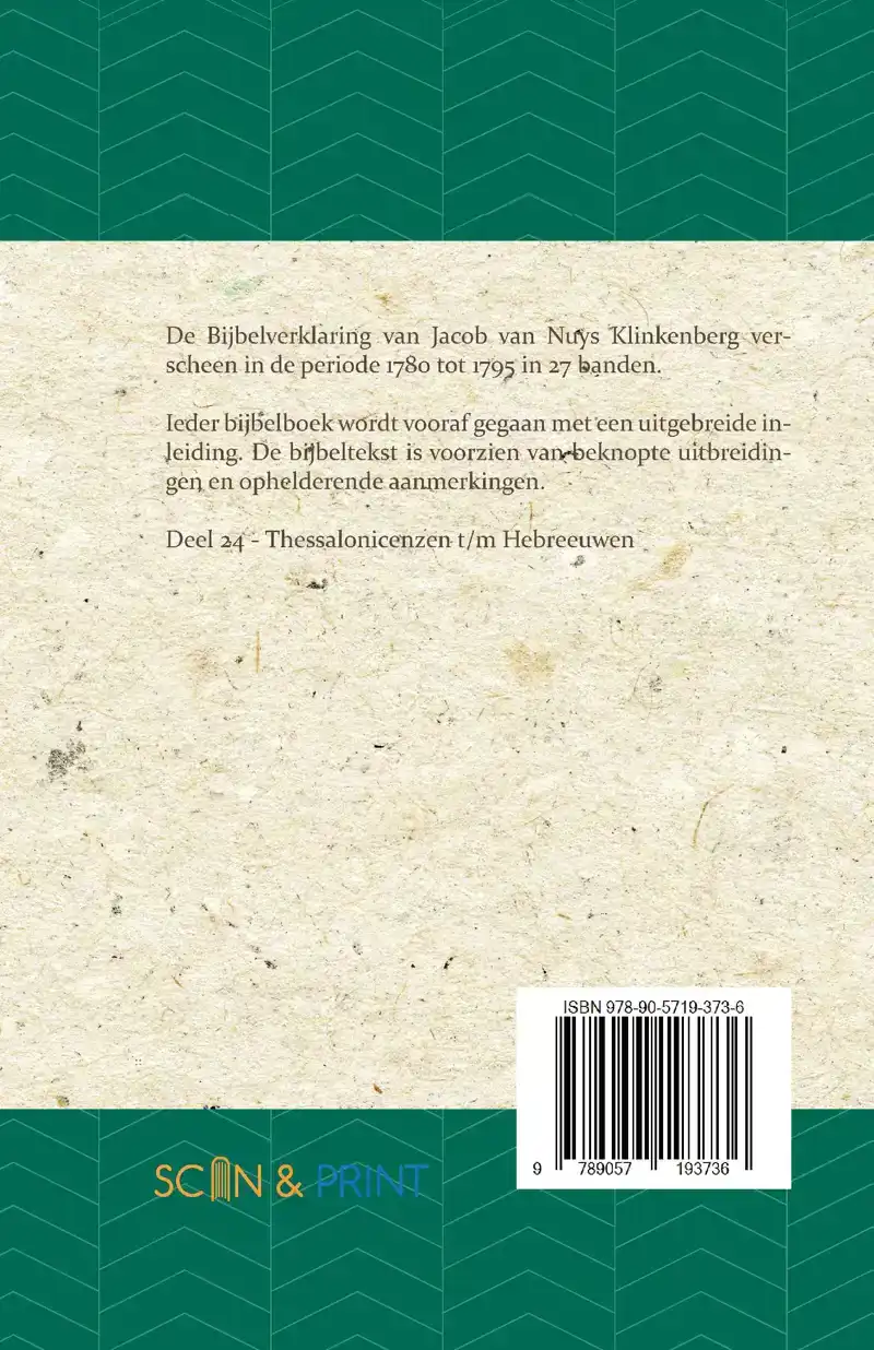 THESSALONICENZEN T/M HEBREEUWEN