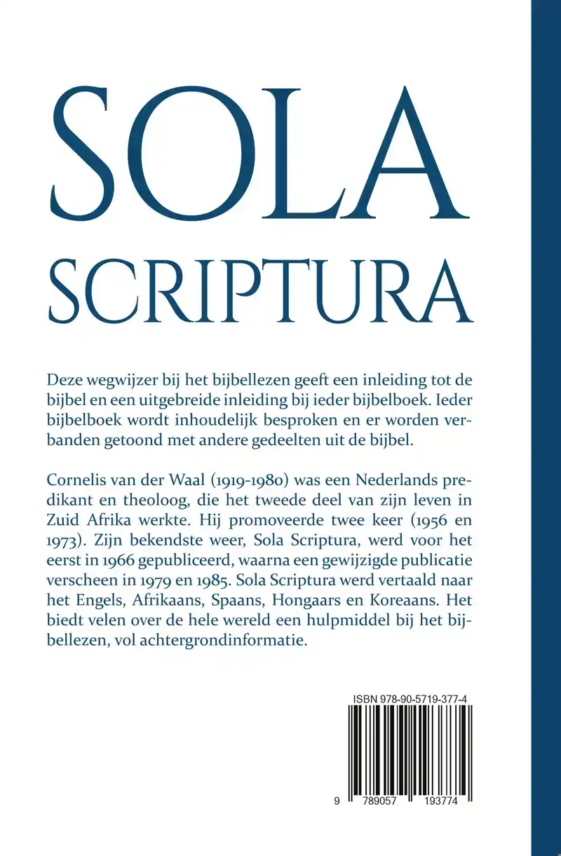 SOLA SCRIPTURA