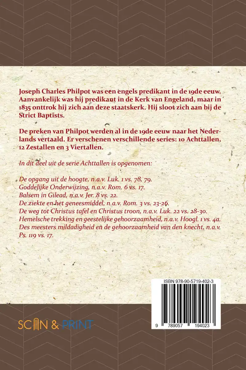 EERSTE ACHTTAL LEERREDENEN