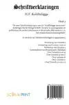 SCHRIFTVERKLARINGEN 3