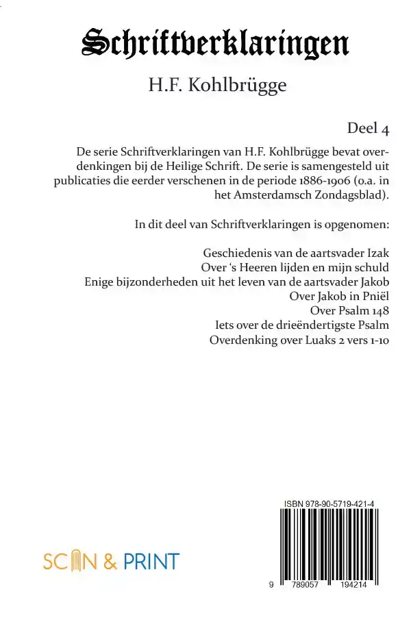 SCHRIFTVERKLARINGEN 4