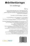 SCHRIFTVERKLARINGEN 15