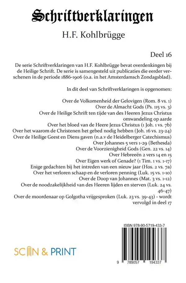 SCHRIFTVERKLARINGEN 16