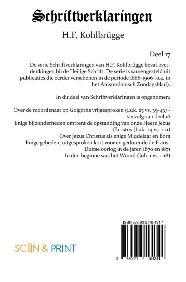 SCHRIFTVERKLARINGEN 17
