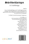 SCHRIFTVERKLARINGEN 21
