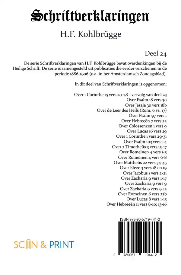 SCHRIFTVERKLARINGEN 24