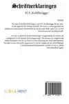 SCHRIFTVERKLARINGEN 25