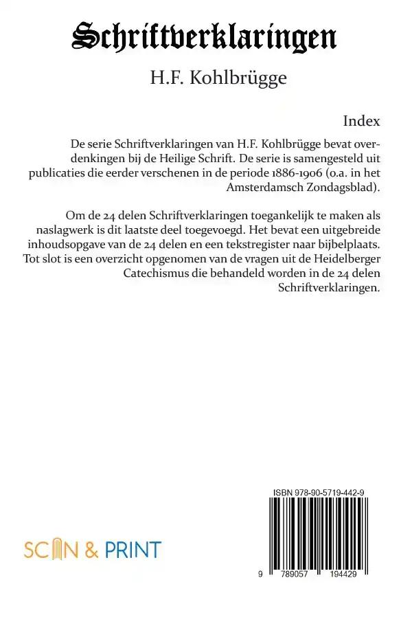 SCHRIFTVERKLARINGEN 25