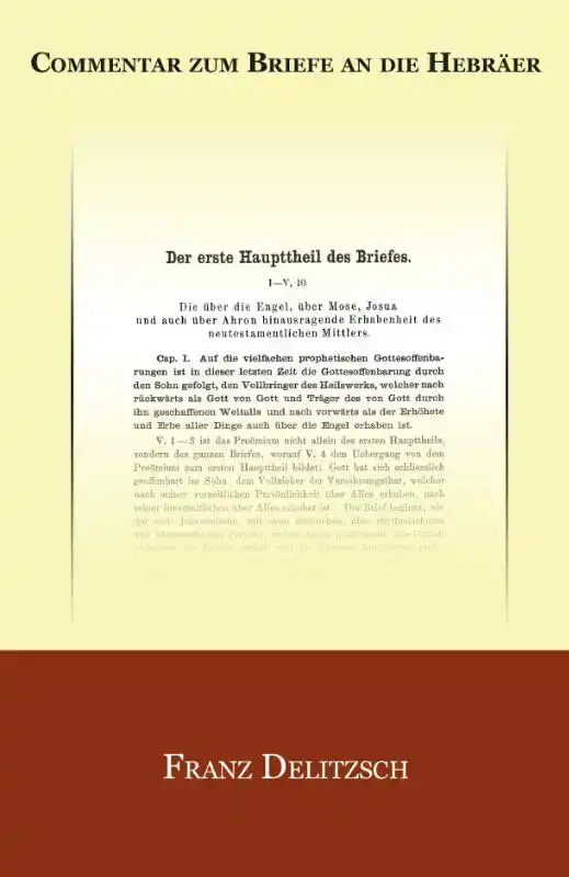 COMMENTAR ZUM BRIEFE AN DIE HEBRAER