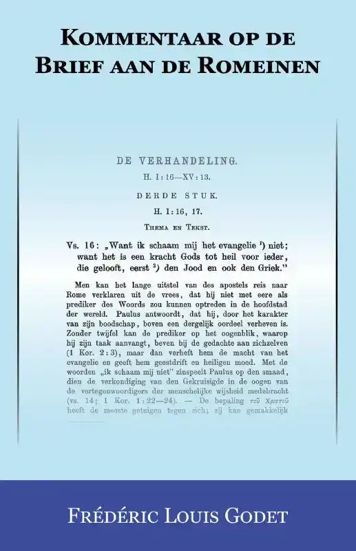 KOMMENTAAR OP DE BRIEF AAN DE ROMEINEN