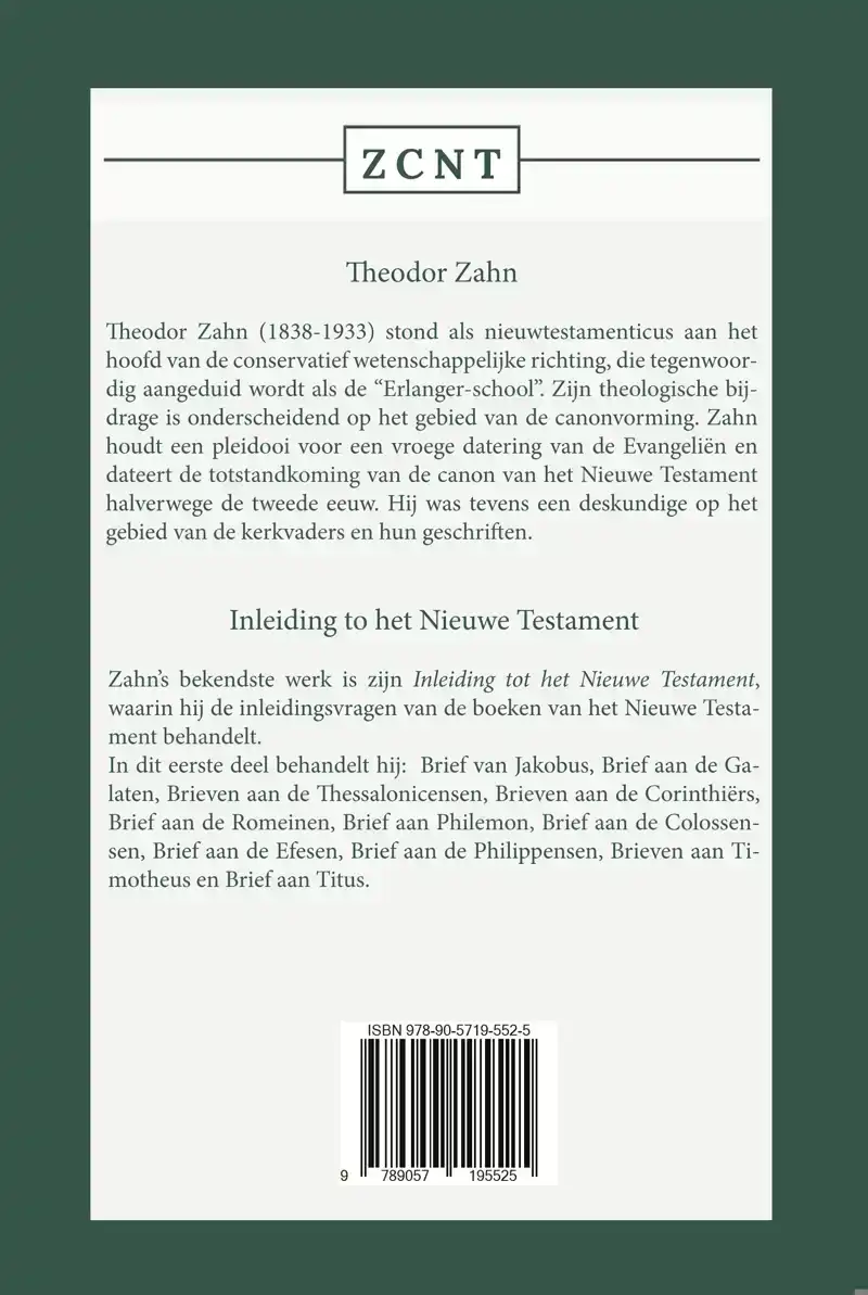 INLEIDING TOT HET NIEUWE TESTAMENT